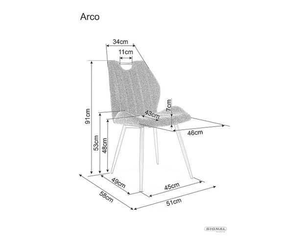 Valgomojo kėdė su audiniu ir metalo rėmu – šviesiai smėlinė / juoda