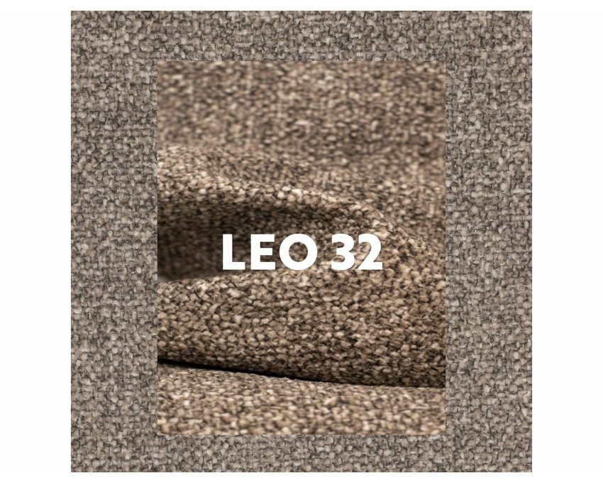 Kėdė valgymui Leo – tamsi smėlio, metalinis rėmas